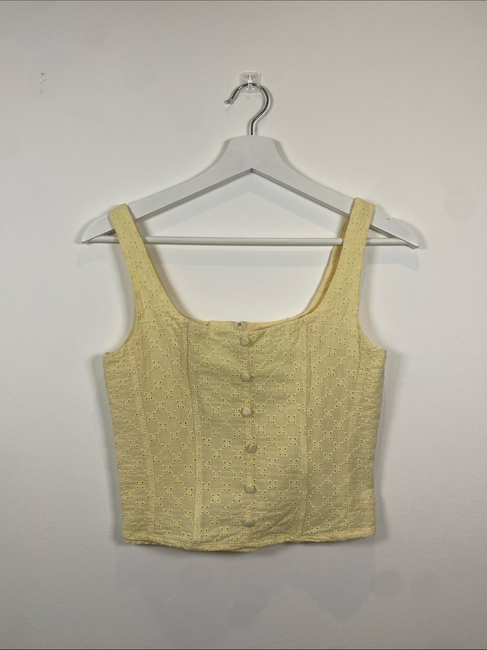 Gianni Bini Vintage XS - Butter Yellow Corset Crop Top